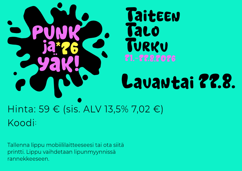 Punk ja Yäk 2026 Lauantai