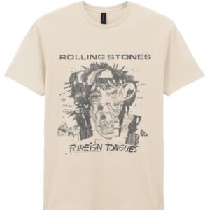Rolling Stones Foreign Tongues Art Tracks T-Shirt