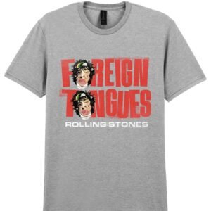 Rolling Stones Foreign Tongues Art Two Heads T-Shirt